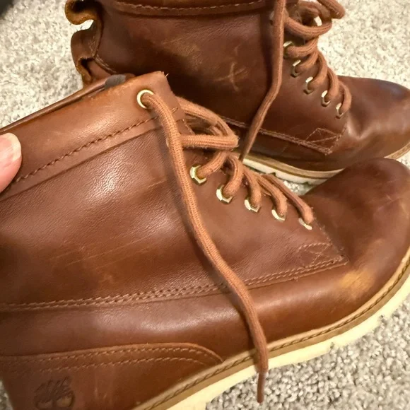 Timberland | Shoes | Timberland Mens Brown Leather Boots  display picture 1